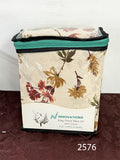 King size fitted sheet with 2 pillow cases 100% cotton. Made in Pakistan. $23.00 plus tax = $26