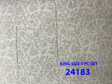 king size 3pc Comforter set, made in Pakistan, 100% cotton fabric $53.10 plus tax = $60