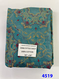 King size fitted sheet alone printed made in Pakistan $13.27+tax=$15