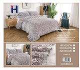 Queen size Luxury Plush Blankets 2 Ply Machine Washable Very soft $39.82+tax = $45