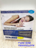 Terrycloth waterproof mattress protectors (zippered)